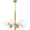 Quoizel Solei Chandelier 6 Lights Aged Brass PCSEI5028AB - alternate 2